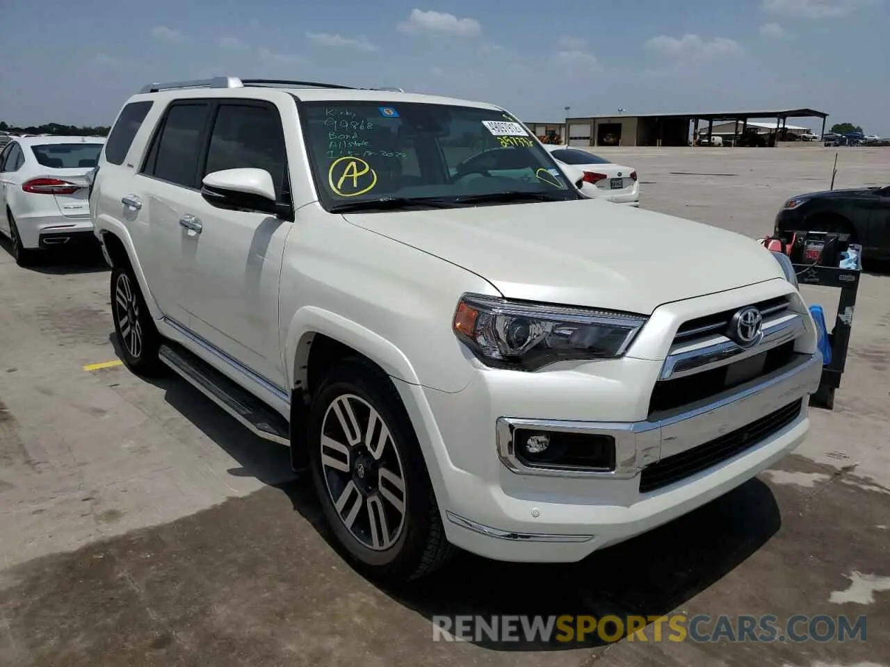 1 fotografías del automóvil dañado JTEDU5JR6N5257332 TOYOTA 4RUNNER 2022