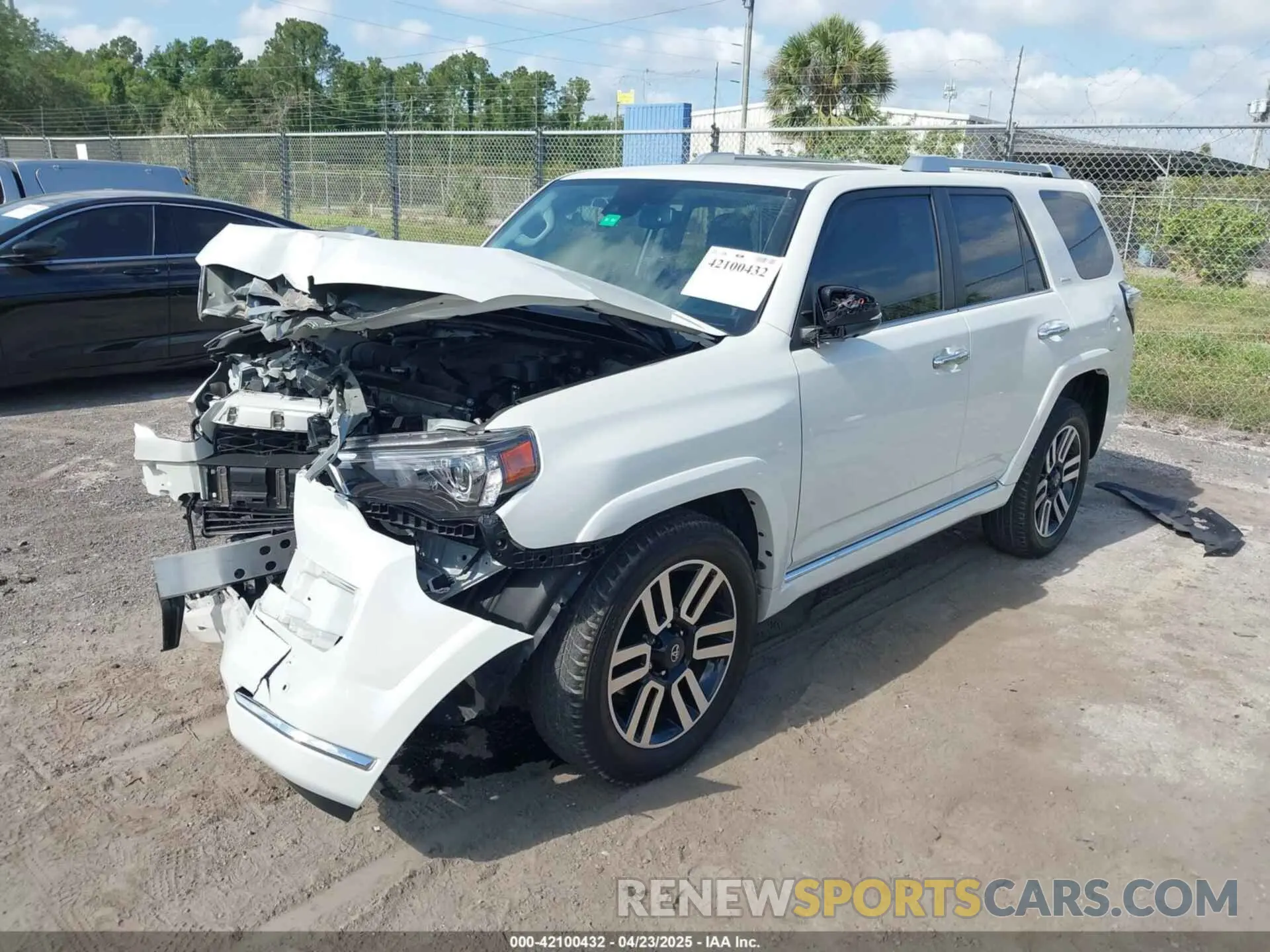 6 fotografías del automóvil dañado JTEDU5JR9N5265778 TOYOTA 4RUNNER 2022