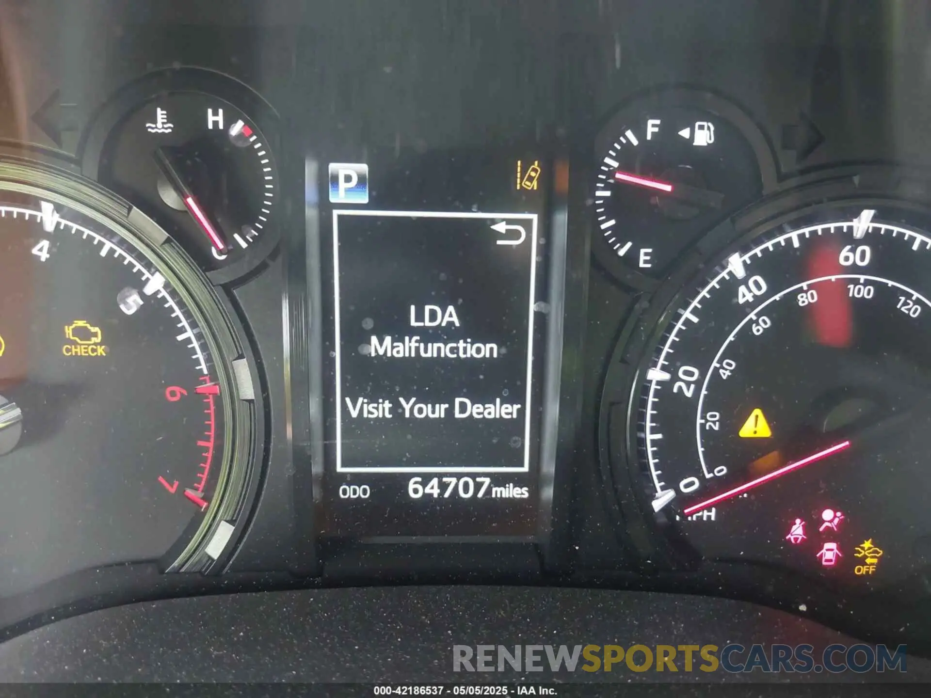 7 fotografías del automóvil dañado JTEEU5JR0N5257119 TOYOTA 4RUNNER 2022