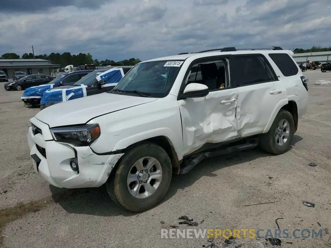 1 fotografías del automóvil dañado JTEEU5JR2N5258658 TOYOTA 4RUNNER 2022