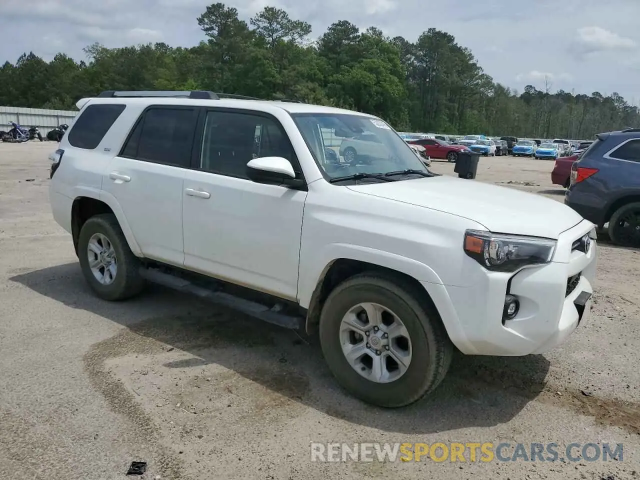4 fotografías del automóvil dañado JTEEU5JR2N5258658 TOYOTA 4RUNNER 2022
