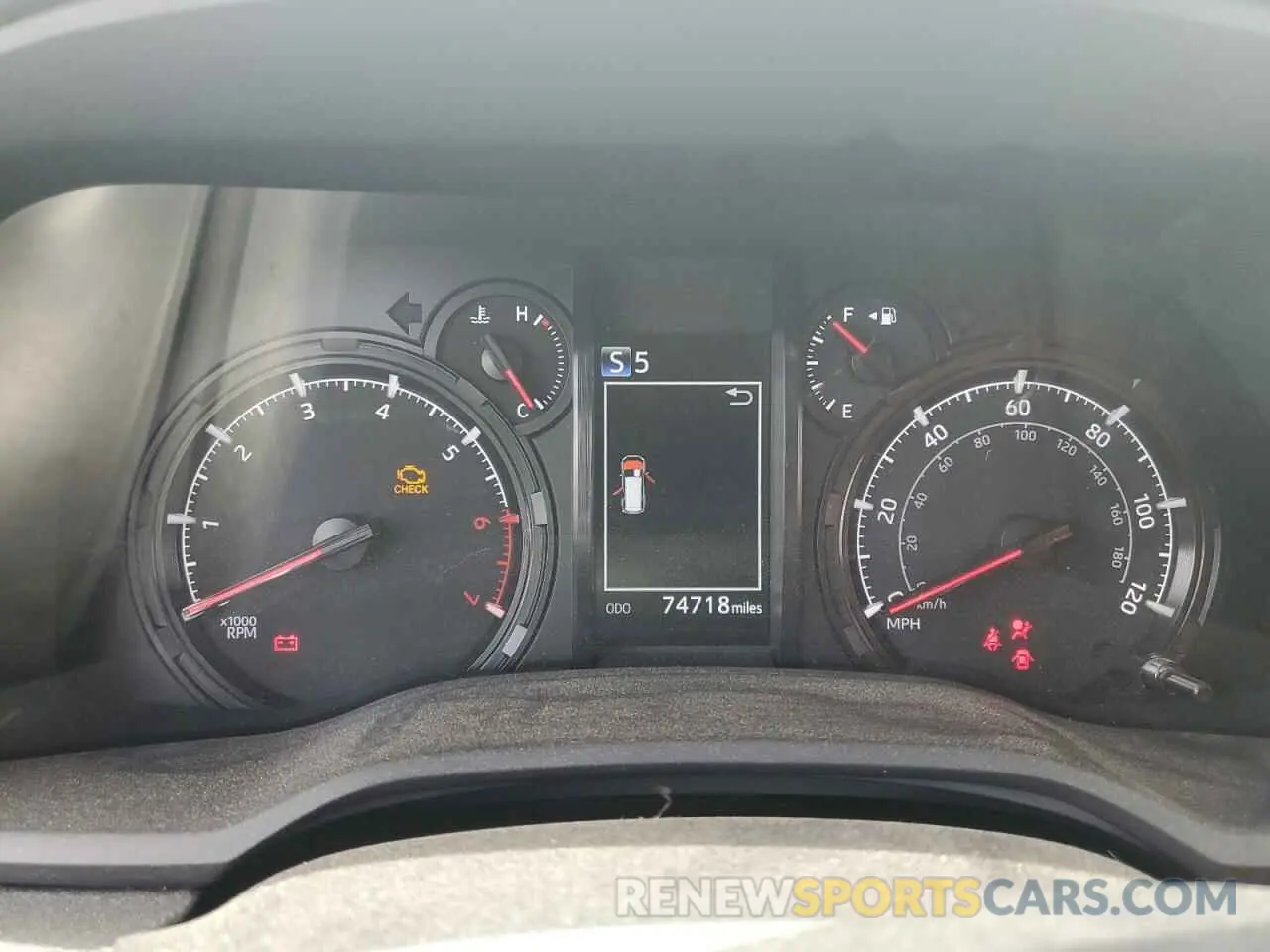 9 fotografías del automóvil dañado JTEEU5JR2N5258658 TOYOTA 4RUNNER 2022