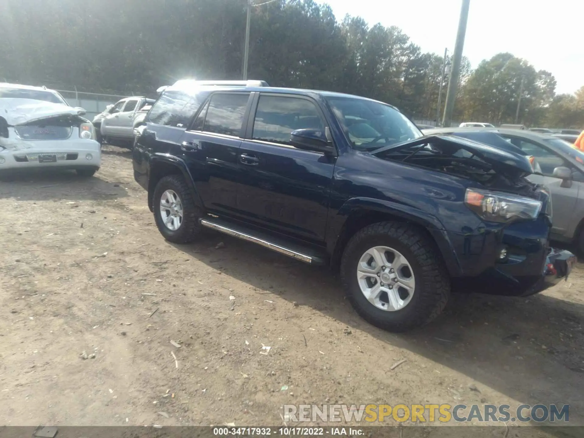 1 fotografías del automóvil dañado JTEEU5JR3N5256515 TOYOTA 4RUNNER 2022