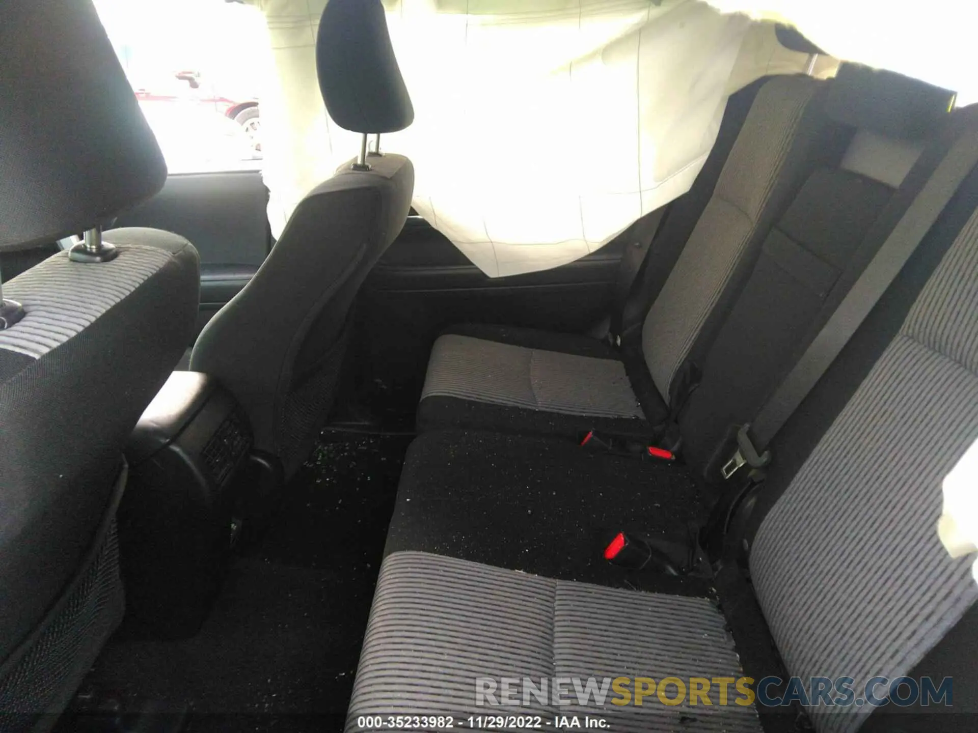 8 fotografías del automóvil dañado JTEEU5JR5N5252711 TOYOTA 4RUNNER 2022