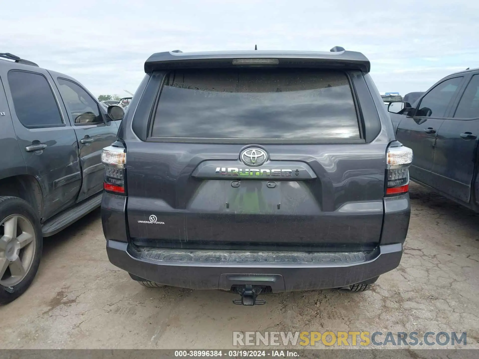 15 fotografías del automóvil dañado JTEEU5JR5N5258766 TOYOTA 4RUNNER 2022