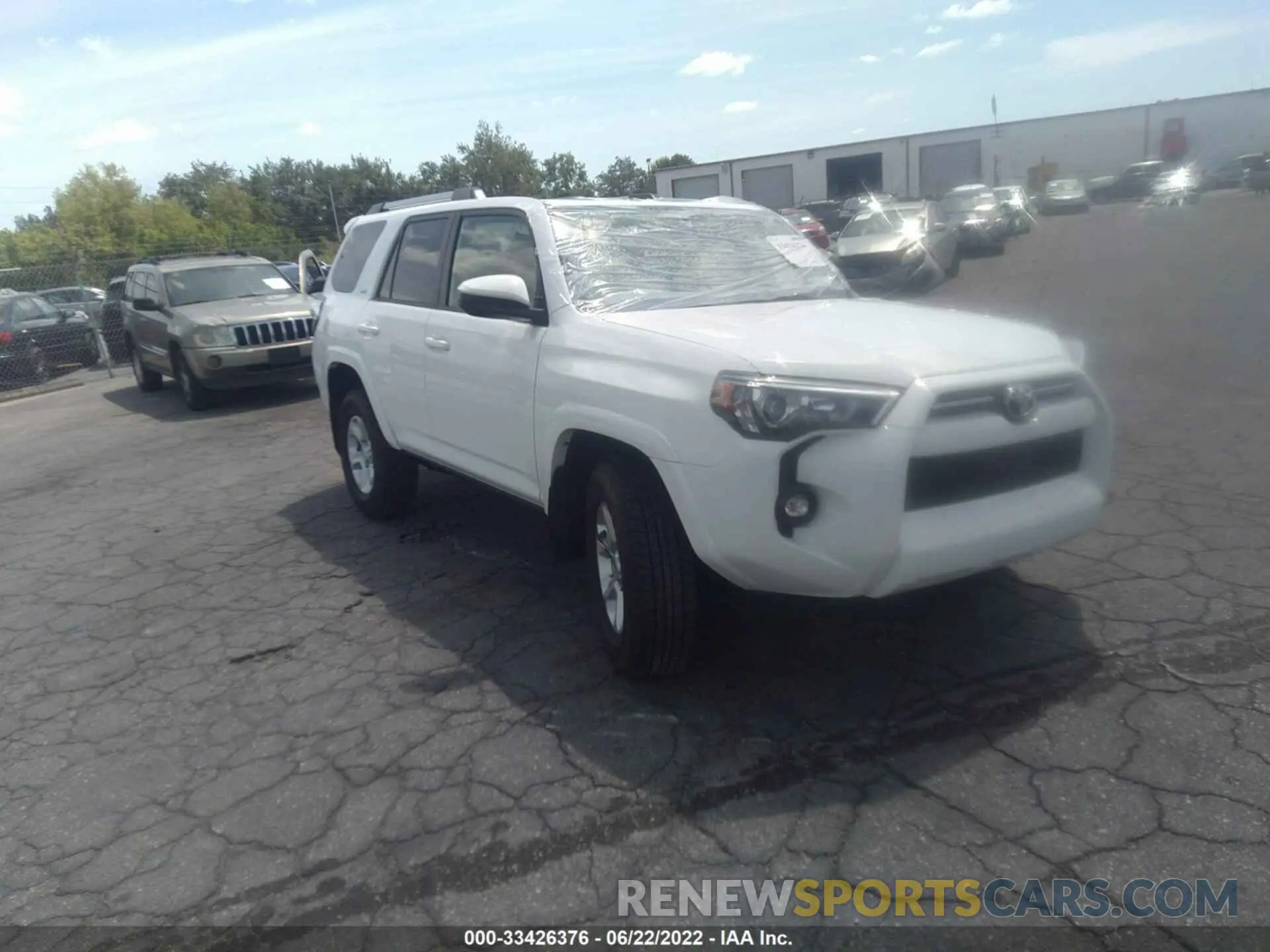 1 fotografías del automóvil dañado JTEEU5JR6N5252376 TOYOTA 4RUNNER 2022