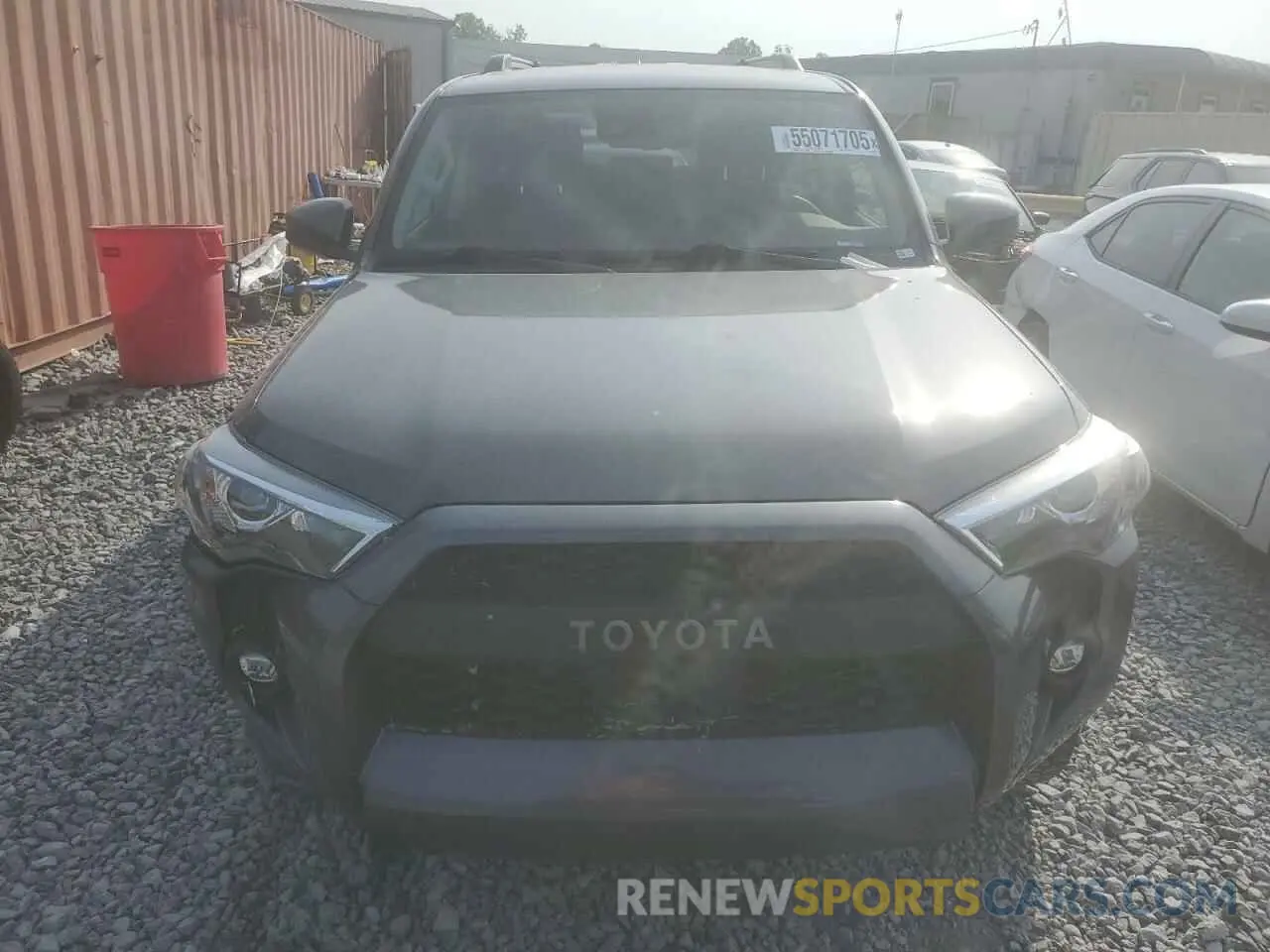 5 fotografías del automóvil dañado JTEEU5JR6N5255455 TOYOTA 4RUNNER 2022