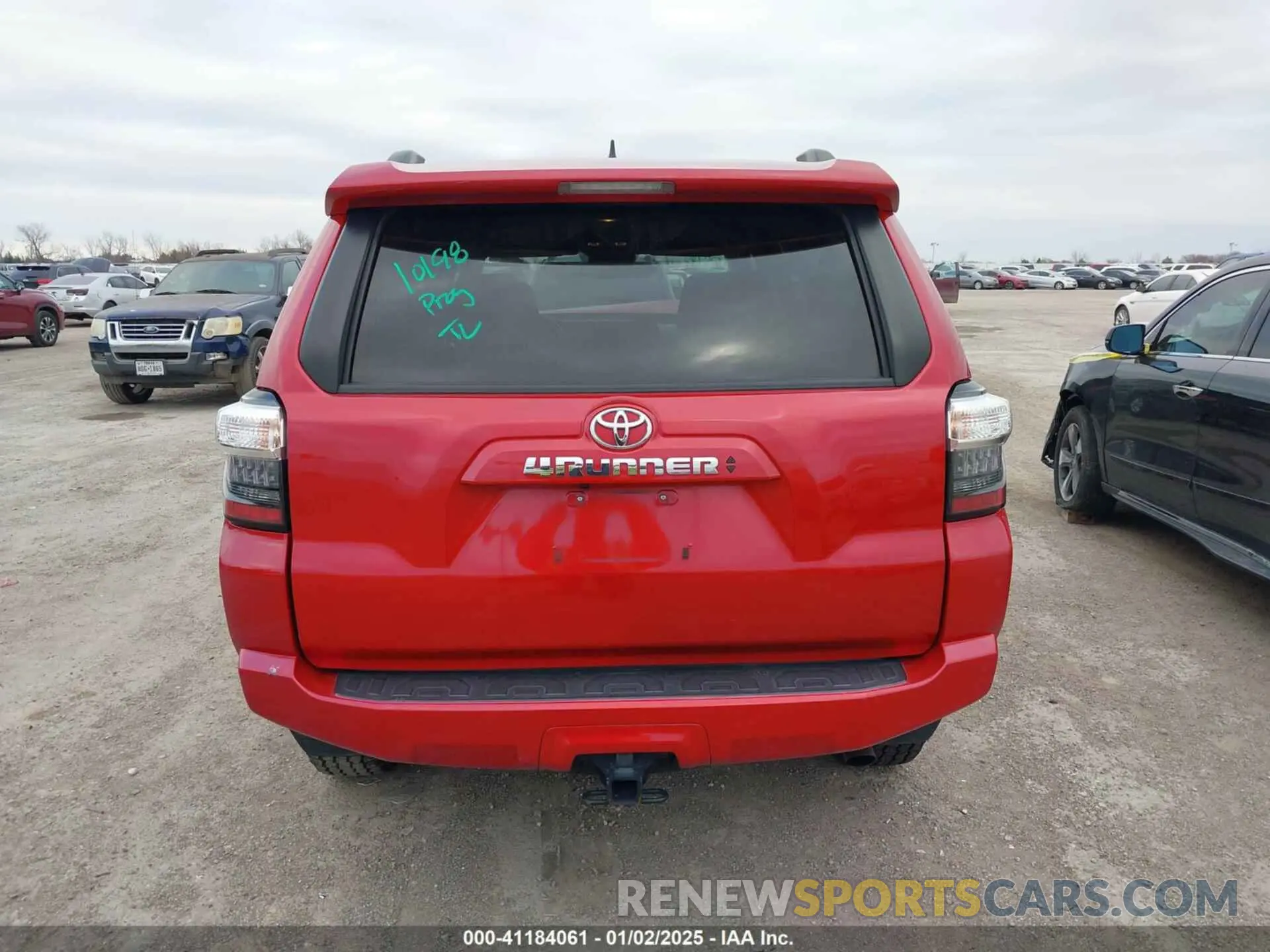 16 fotografías del automóvil dañado JTEEU5JR6N5265726 TOYOTA 4RUNNER 2022