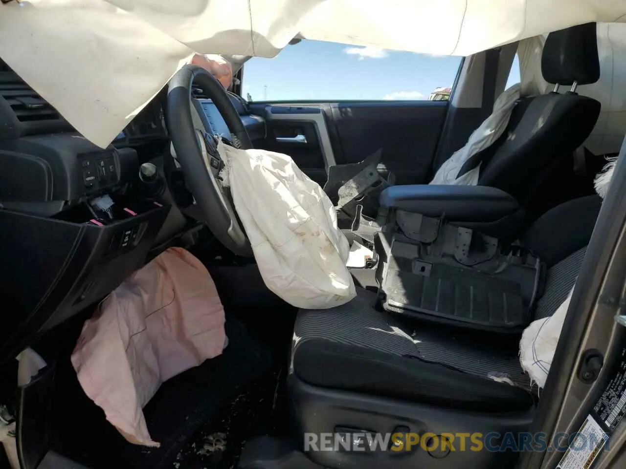 7 fotografías del automóvil dañado JTEEU5JR6N5276757 TOYOTA 4RUNNER 2022