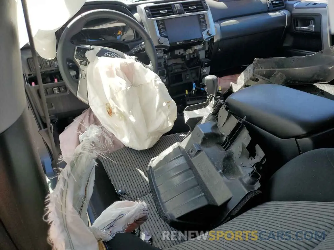 8 fotografías del automóvil dañado JTEEU5JR6N5276757 TOYOTA 4RUNNER 2022