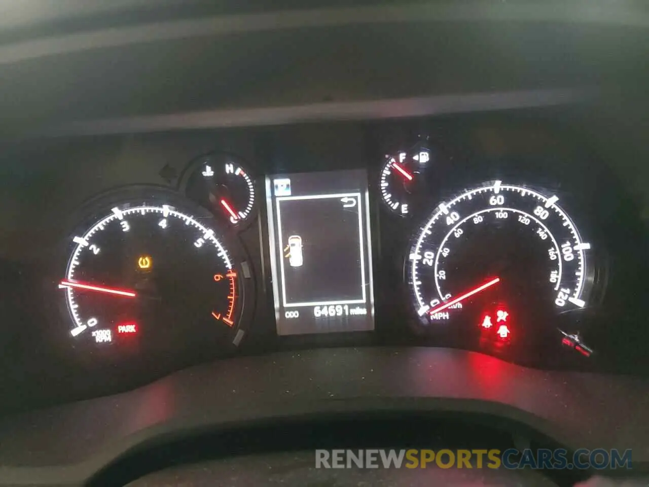 9 fotografías del automóvil dañado JTEEU5JR7N5271700 TOYOTA 4RUNNER 2022
