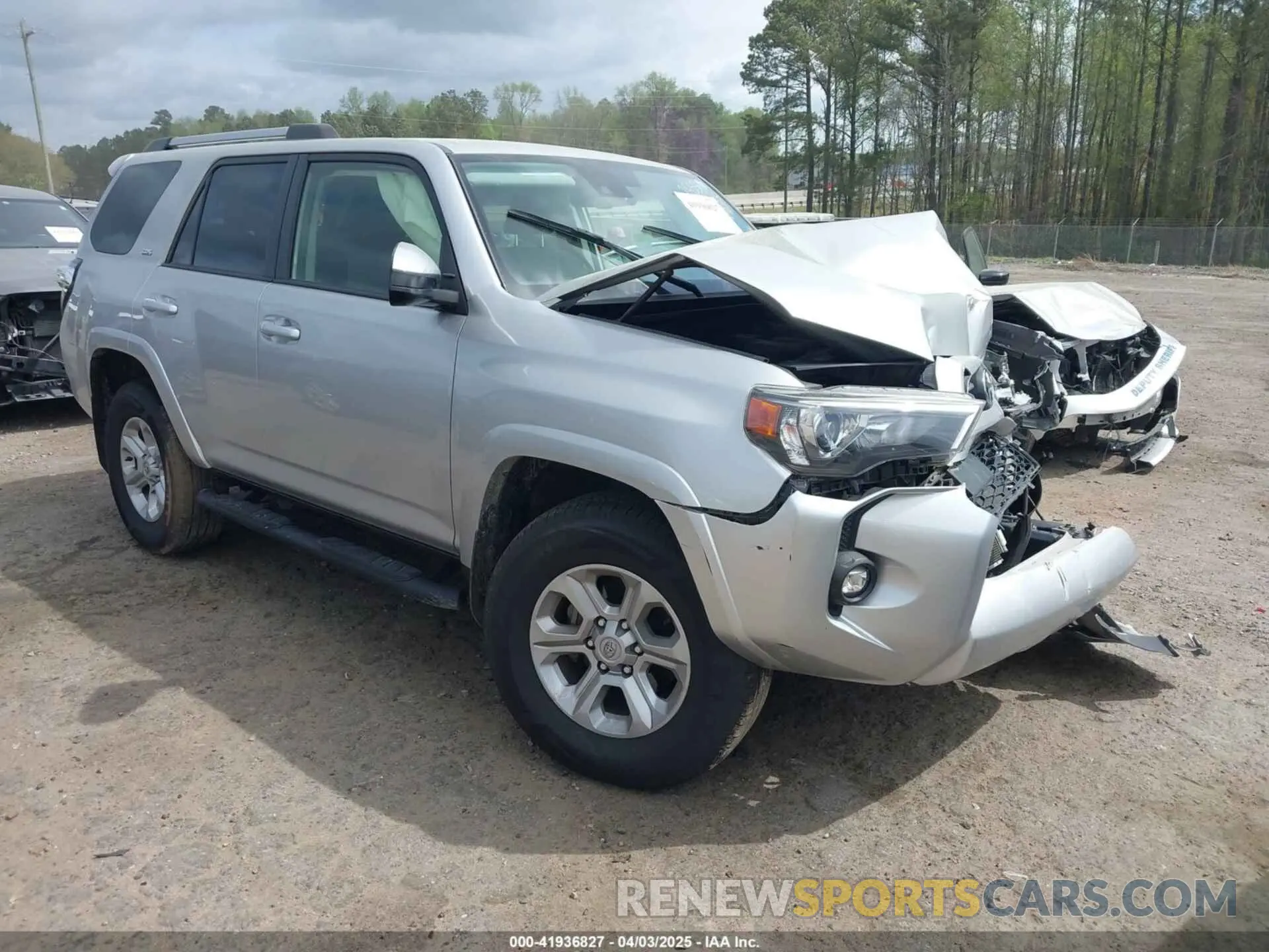 1 fotografías del automóvil dañado JTEEU5JR8N5255568 TOYOTA 4RUNNER 2022
