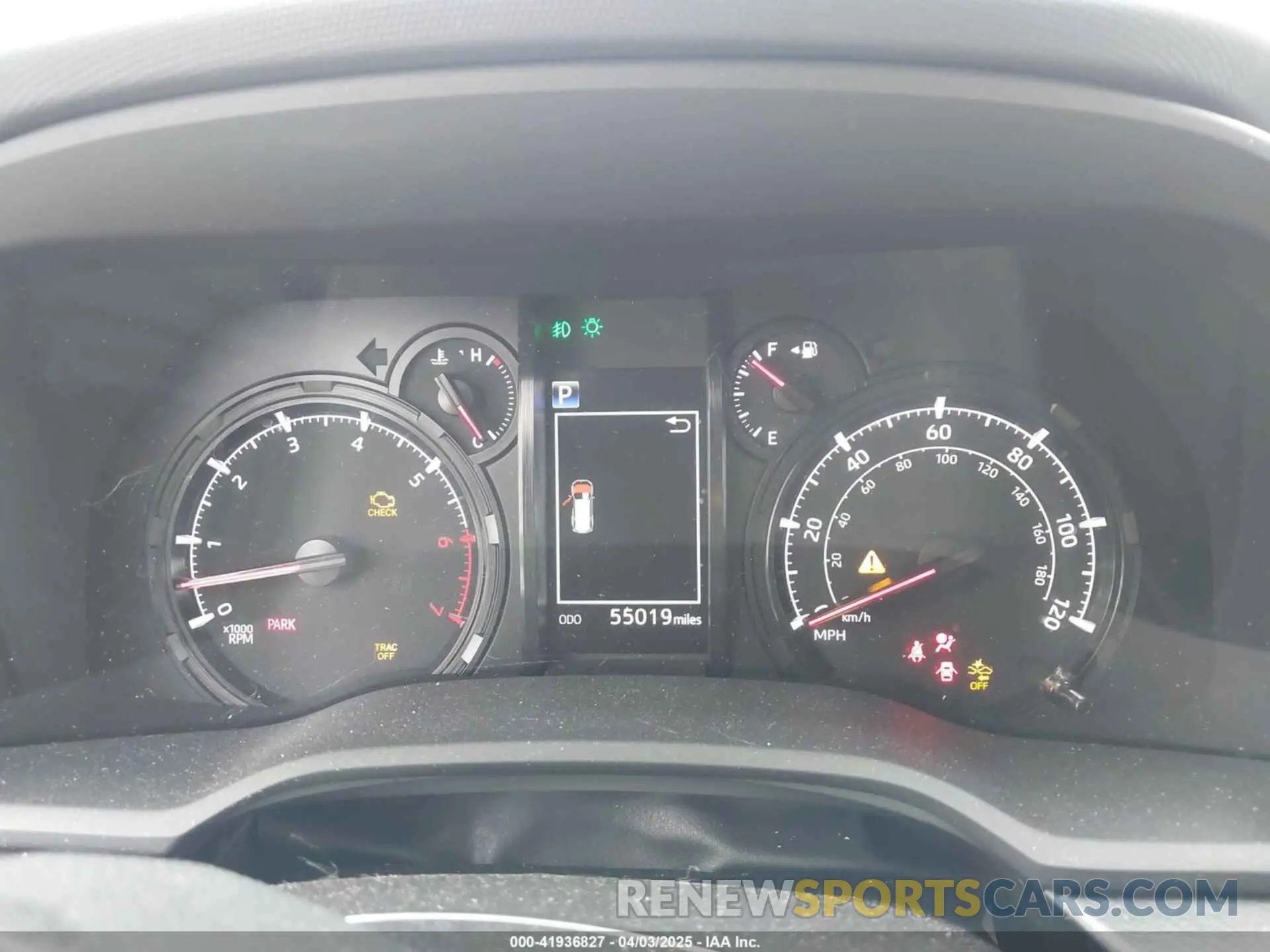 7 fotografías del automóvil dañado JTEEU5JR8N5255568 TOYOTA 4RUNNER 2022