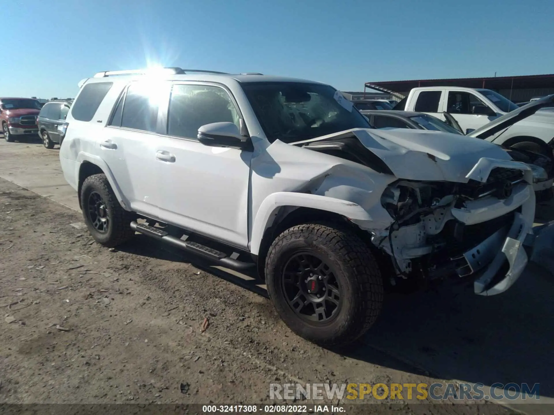 1 fotografías del automóvil dañado JTEFU5JR2N5251861 TOYOTA 4RUNNER 2022