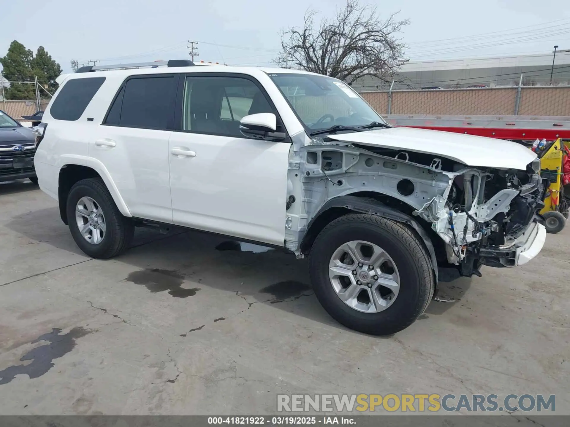 1 fotografías del automóvil dañado JTEFU5JR2N5263847 TOYOTA 4RUNNER 2022