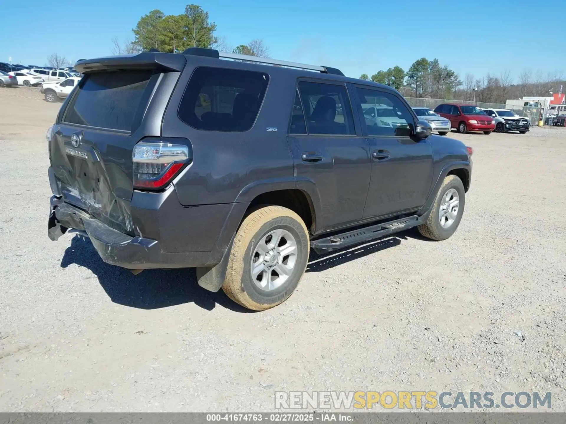 4 fotografías del automóvil dañado JTEFU5JR2N5269812 TOYOTA 4RUNNER 2022