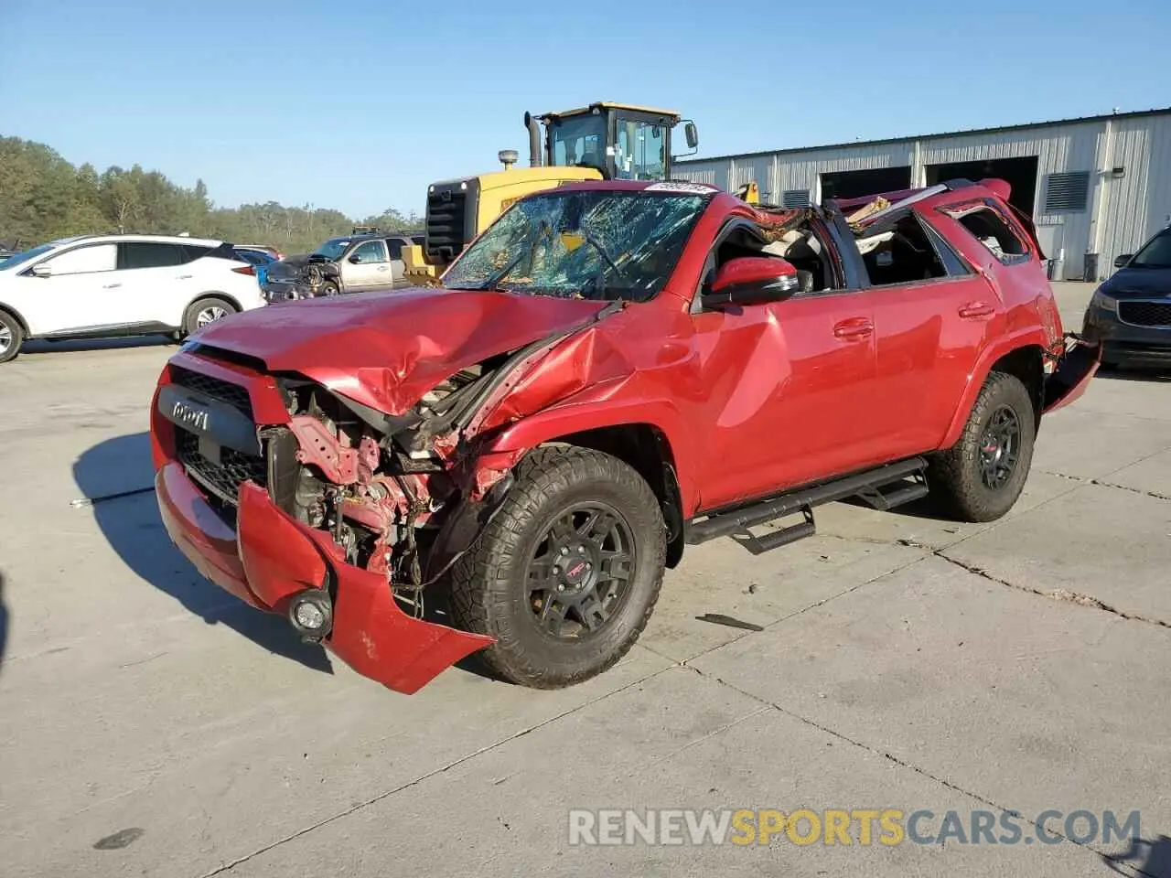 1 fotografías del automóvil dañado JTEFU5JR6N5252690 TOYOTA 4RUNNER 2022