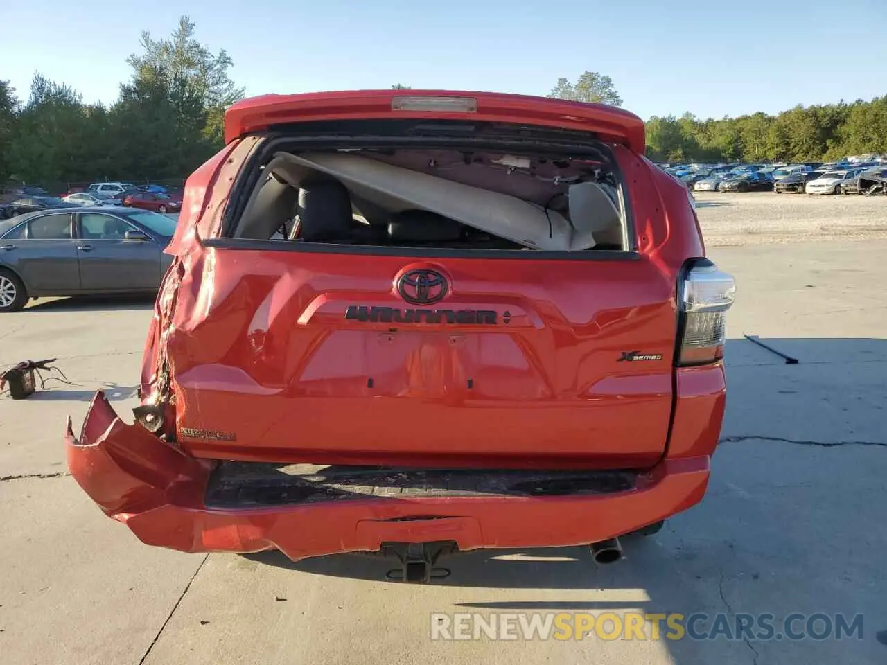 6 fotografías del automóvil dañado JTEFU5JR6N5252690 TOYOTA 4RUNNER 2022