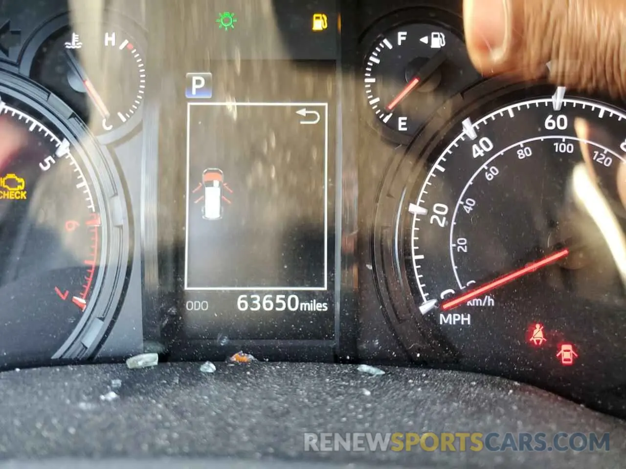 9 fotografías del automóvil dañado JTEFU5JR6N5252690 TOYOTA 4RUNNER 2022