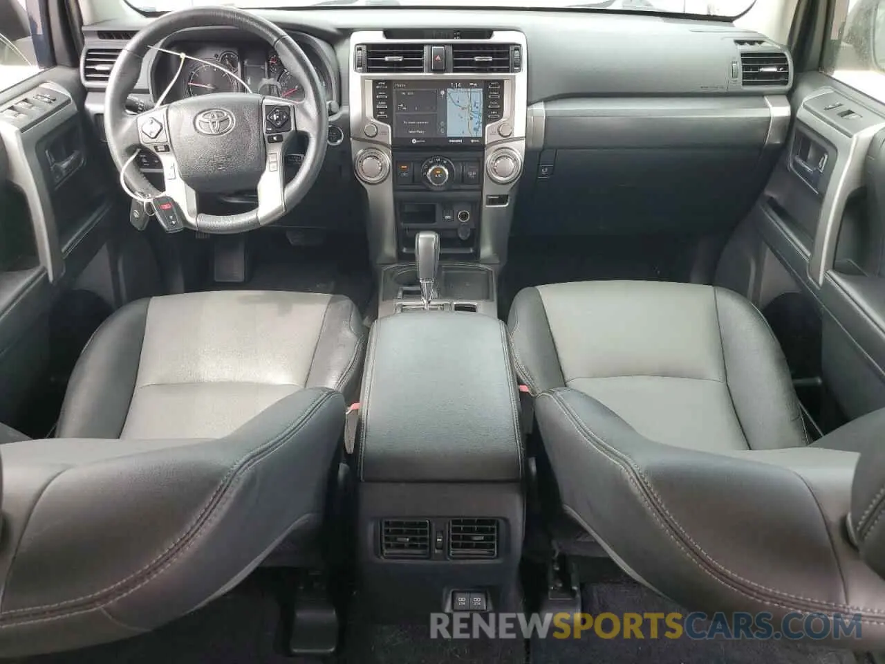8 fotografías del automóvil dañado JTEFU5JR6N5268856 TOYOTA 4RUNNER 2022