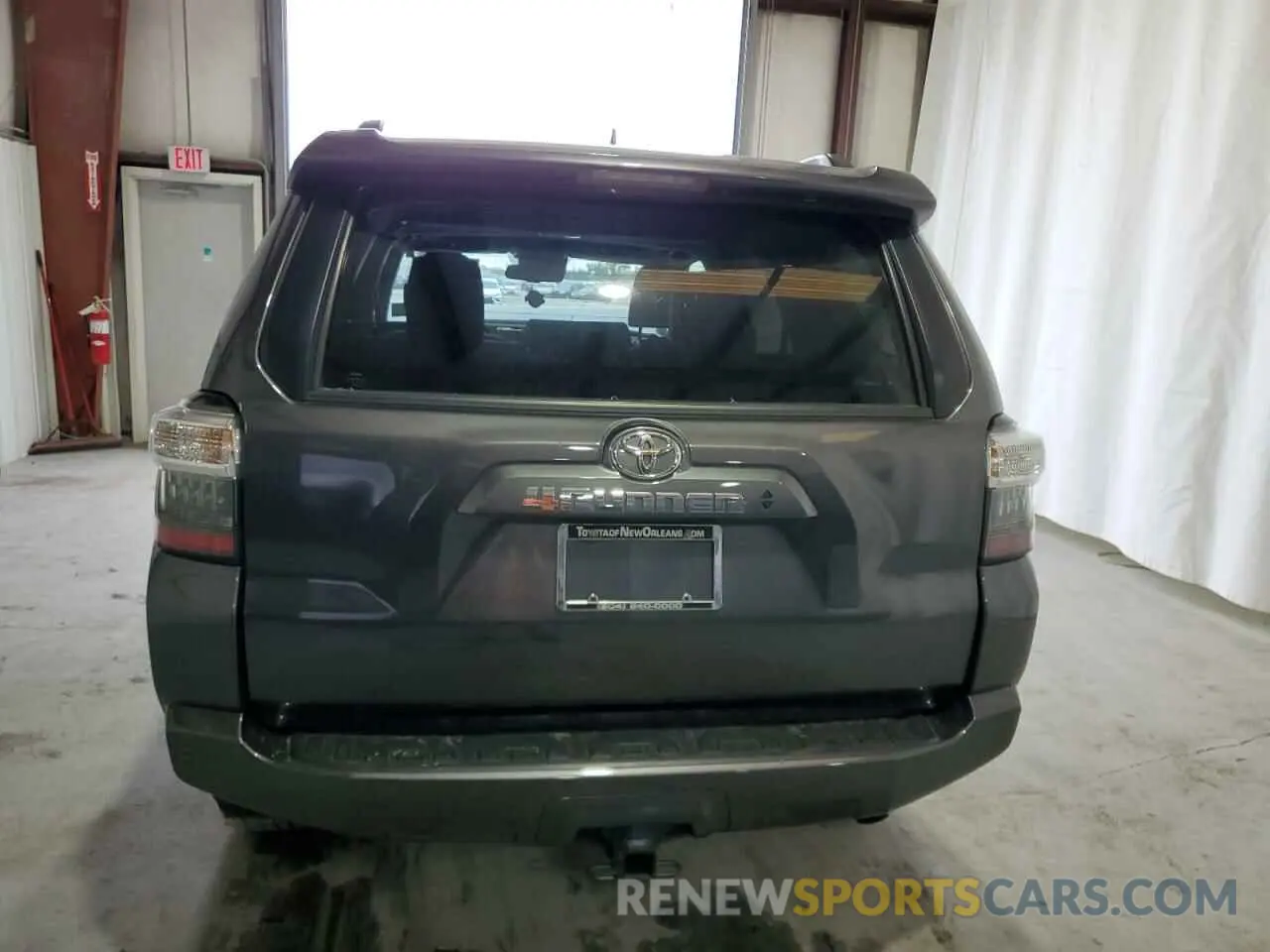 6 fotografías del automóvil dañado JTEFU5JR7N5263651 TOYOTA 4RUNNER 2022