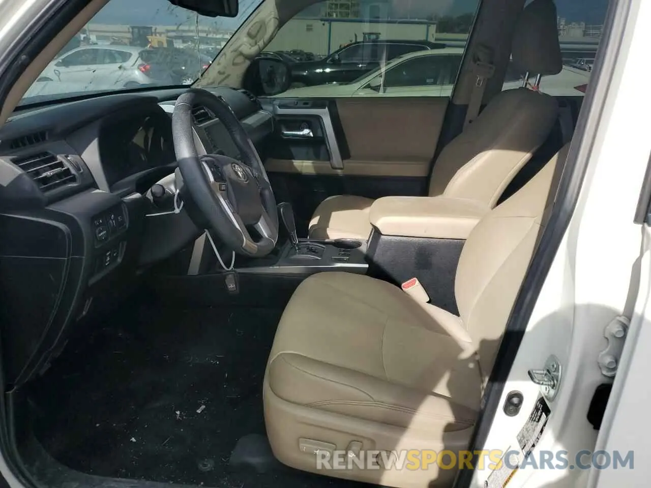 7 fotografías del automóvil dañado JTEFU5JR8N5268051 TOYOTA 4RUNNER 2022