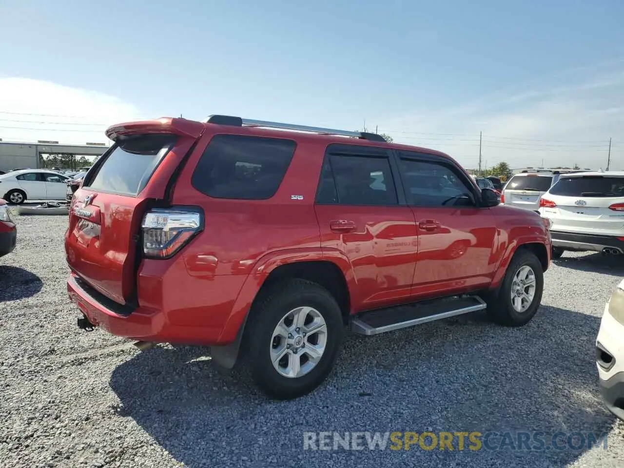 4 fotografías del automóvil dañado JTEFU5JR9N5277857 TOYOTA 4RUNNER 2022