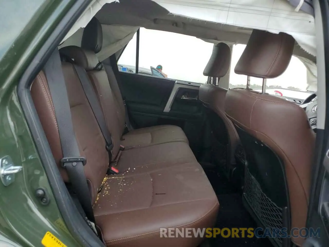 10 fotografías del automóvil dañado JTEKU5JR0N6040165 TOYOTA 4RUNNER 2022