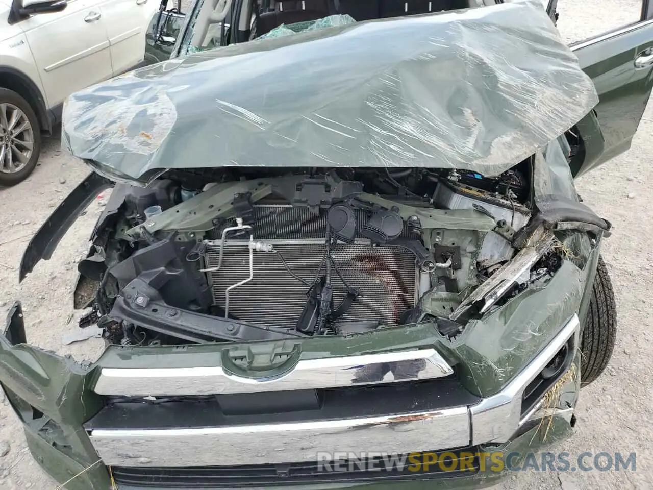 11 fotografías del automóvil dañado JTEKU5JR0N6040165 TOYOTA 4RUNNER 2022