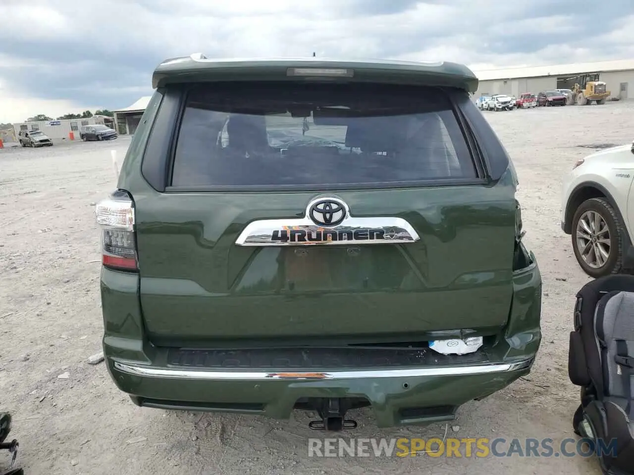 6 fotografías del automóvil dañado JTEKU5JR0N6040165 TOYOTA 4RUNNER 2022
