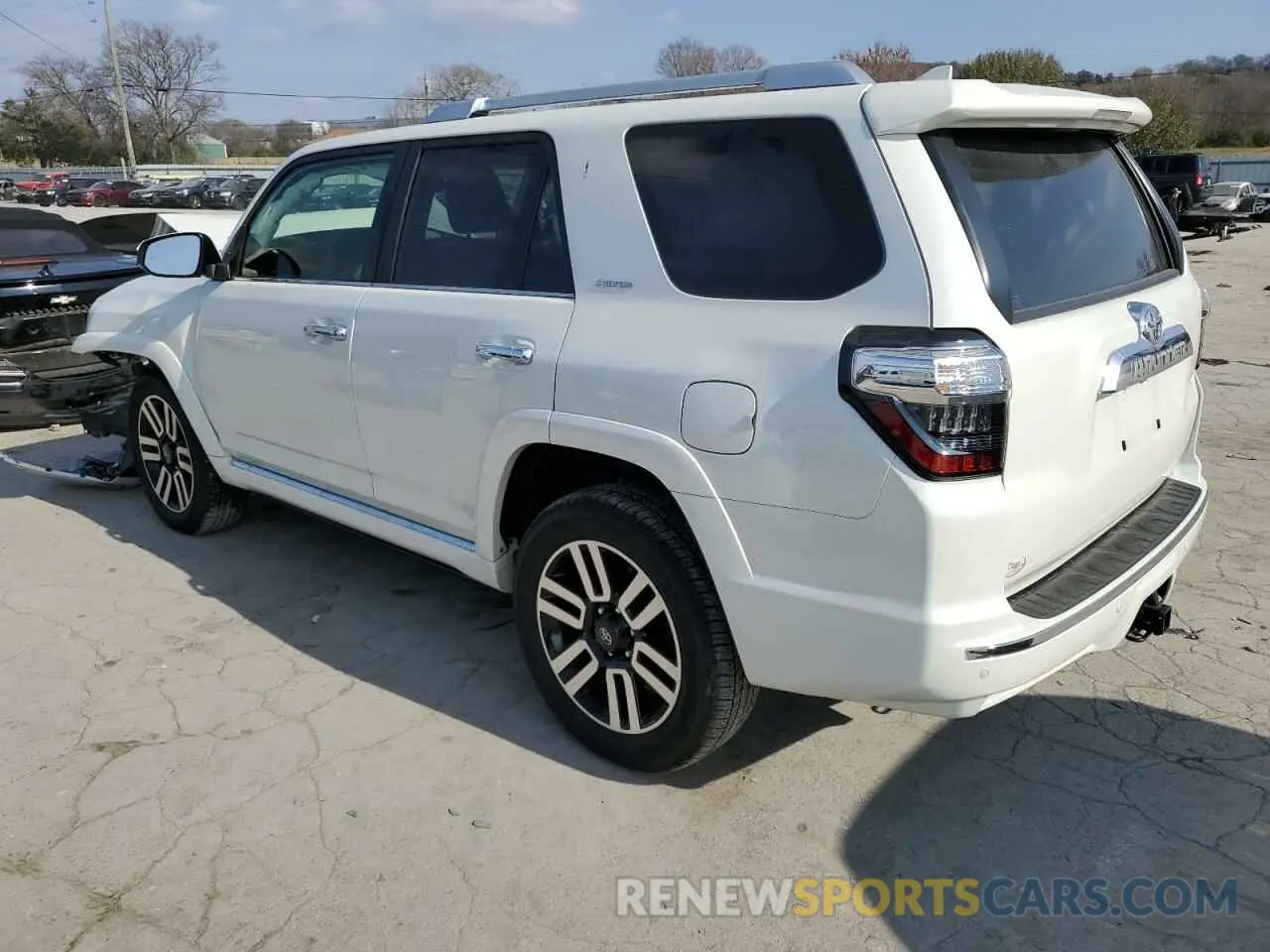 2 fotografías del automóvil dañado JTEKU5JR0N6044653 TOYOTA 4RUNNER 2022