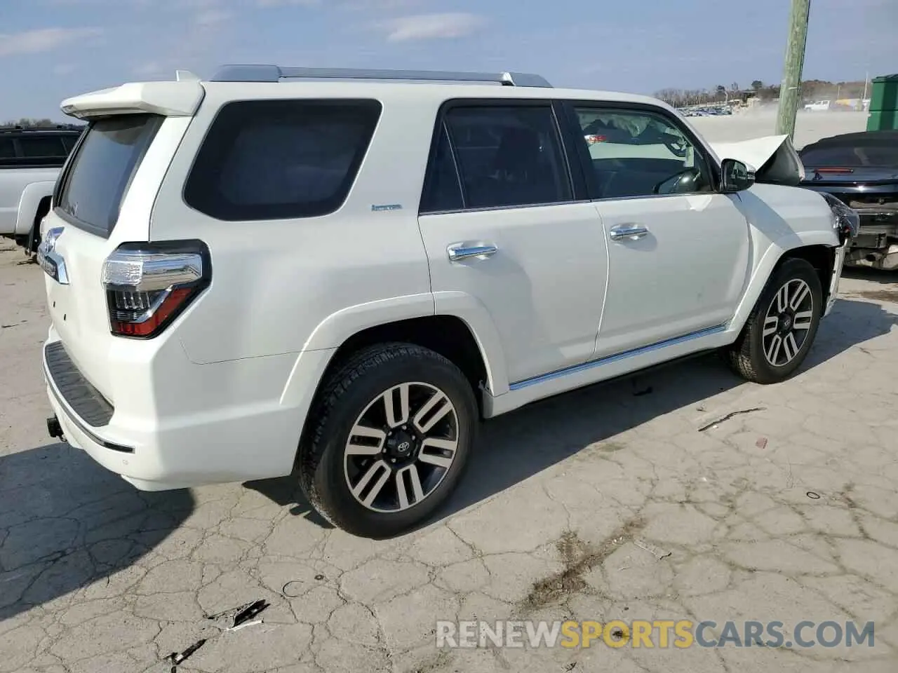 3 fotografías del automóvil dañado JTEKU5JR0N6044653 TOYOTA 4RUNNER 2022
