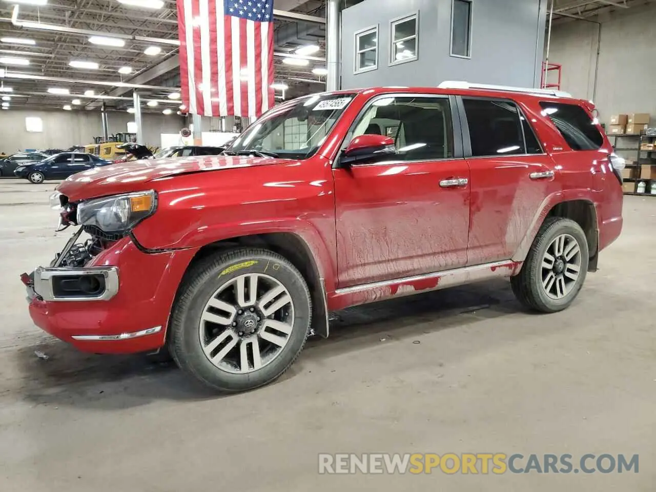 1 fotografías del automóvil dañado JTEKU5JR0N6045348 TOYOTA 4RUNNER 2022