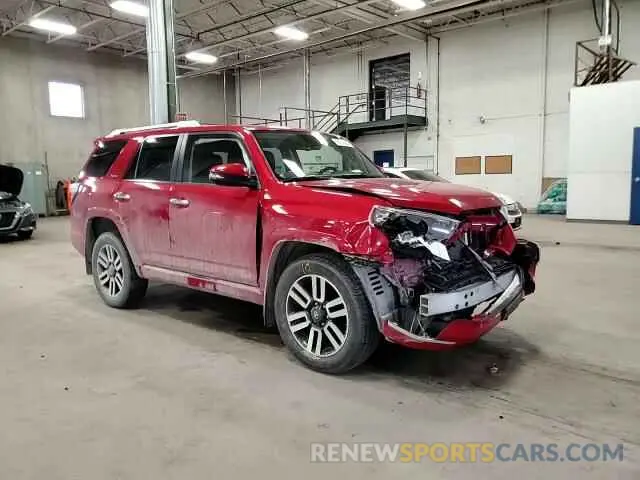 12 fotografías del automóvil dañado JTEKU5JR0N6045348 TOYOTA 4RUNNER 2022