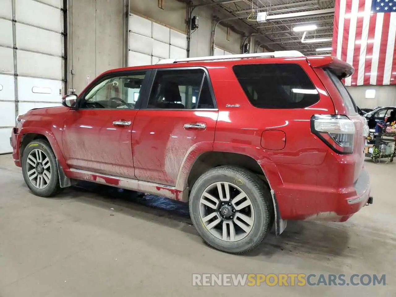 2 fotografías del automóvil dañado JTEKU5JR0N6045348 TOYOTA 4RUNNER 2022