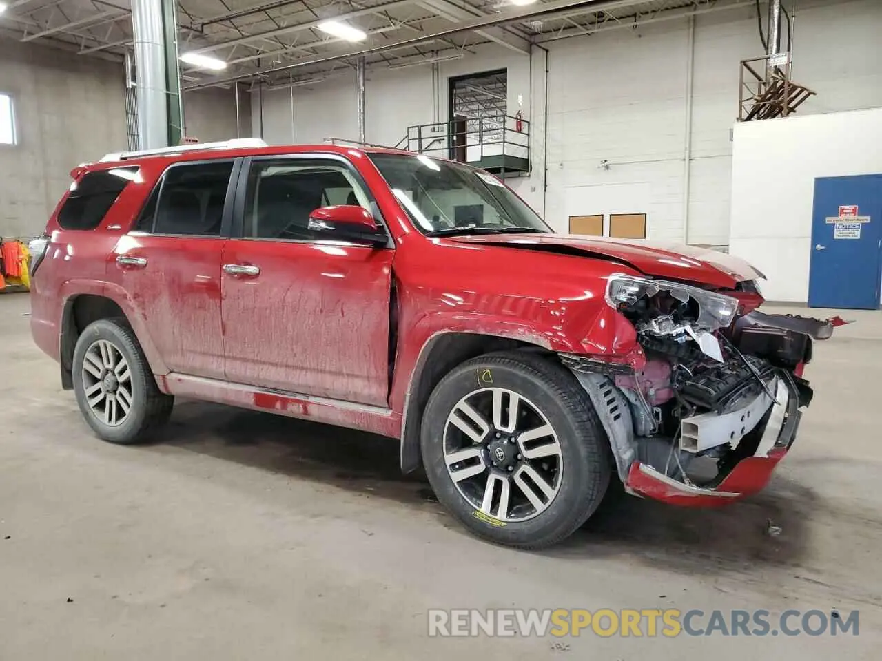 4 fotografías del automóvil dañado JTEKU5JR0N6045348 TOYOTA 4RUNNER 2022