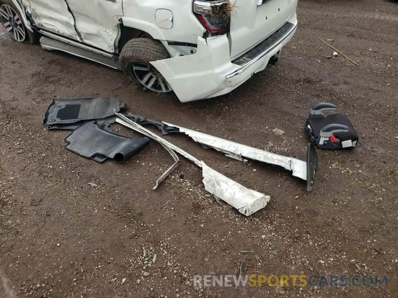 12 fotografías del automóvil dañado JTEKU5JR0N6087129 TOYOTA 4RUNNER 2022