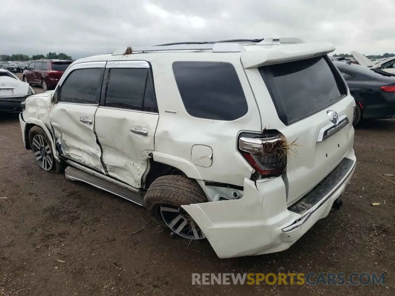 2 fotografías del automóvil dañado JTEKU5JR0N6087129 TOYOTA 4RUNNER 2022