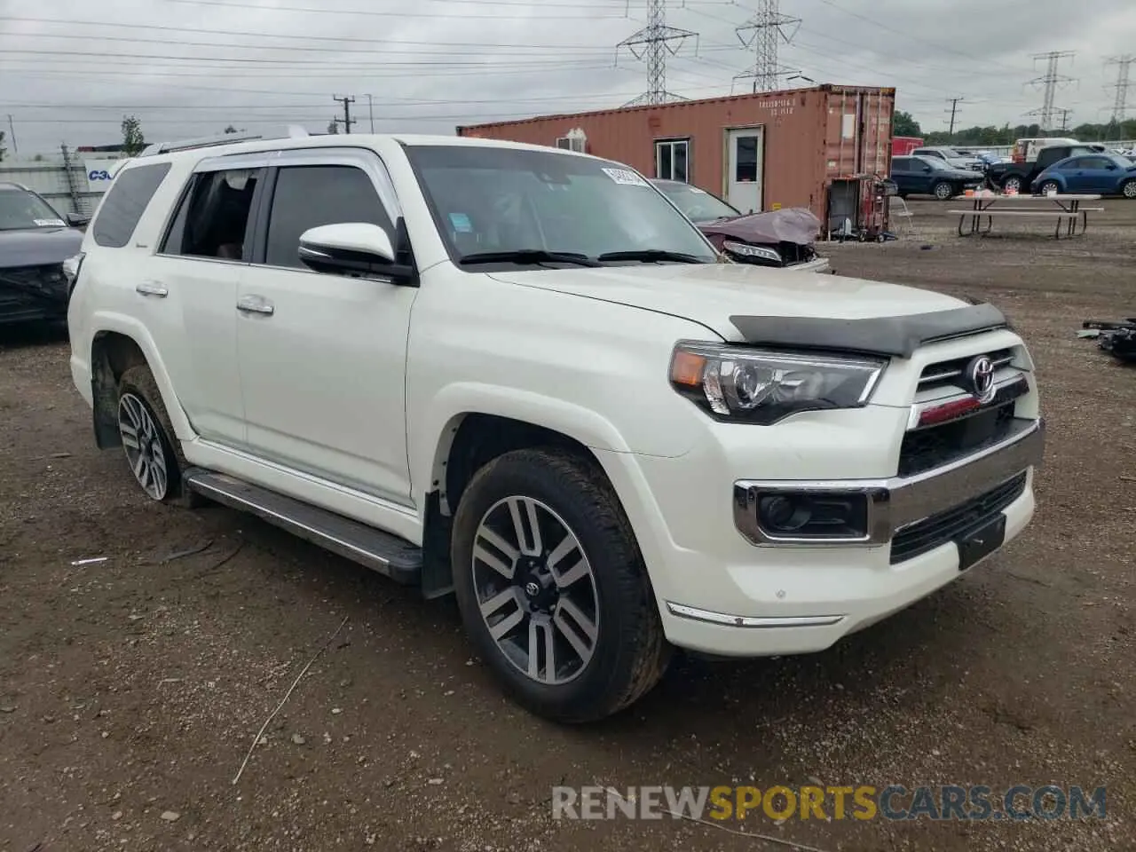 4 fotografías del automóvil dañado JTEKU5JR0N6087129 TOYOTA 4RUNNER 2022