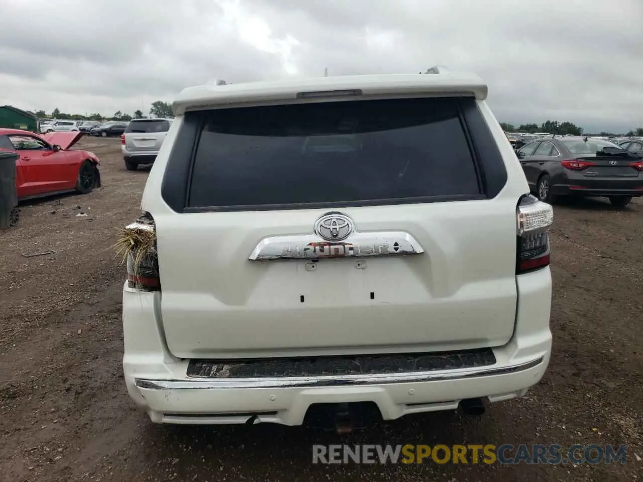 6 fotografías del automóvil dañado JTEKU5JR0N6087129 TOYOTA 4RUNNER 2022