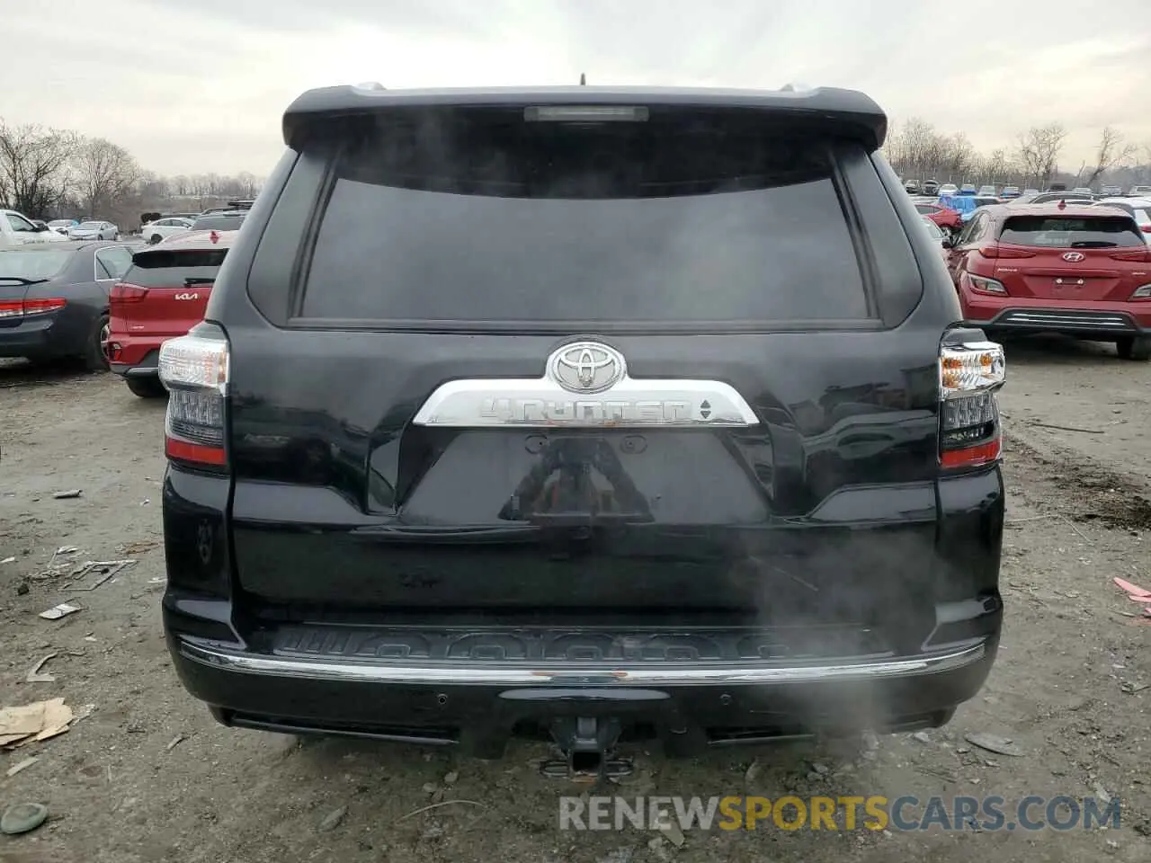 6 fotografías del automóvil dañado JTEKU5JR1N6042118 TOYOTA 4RUNNER 2022