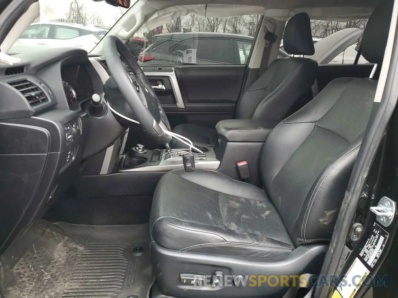 7 fotografías del automóvil dañado JTEKU5JR1N6042118 TOYOTA 4RUNNER 2022