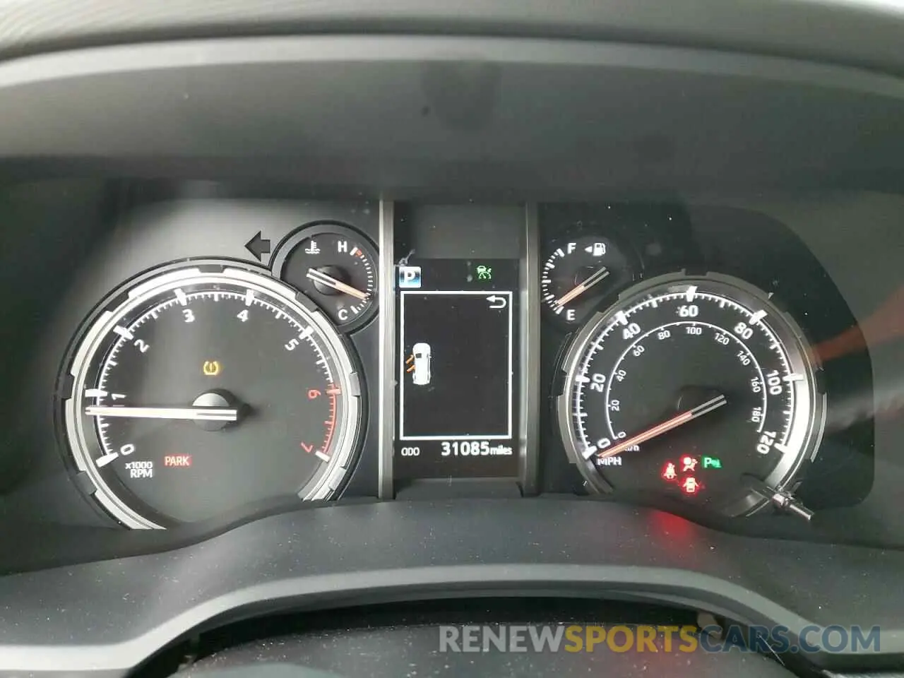 9 fotografías del automóvil dañado JTEKU5JR1N6042118 TOYOTA 4RUNNER 2022