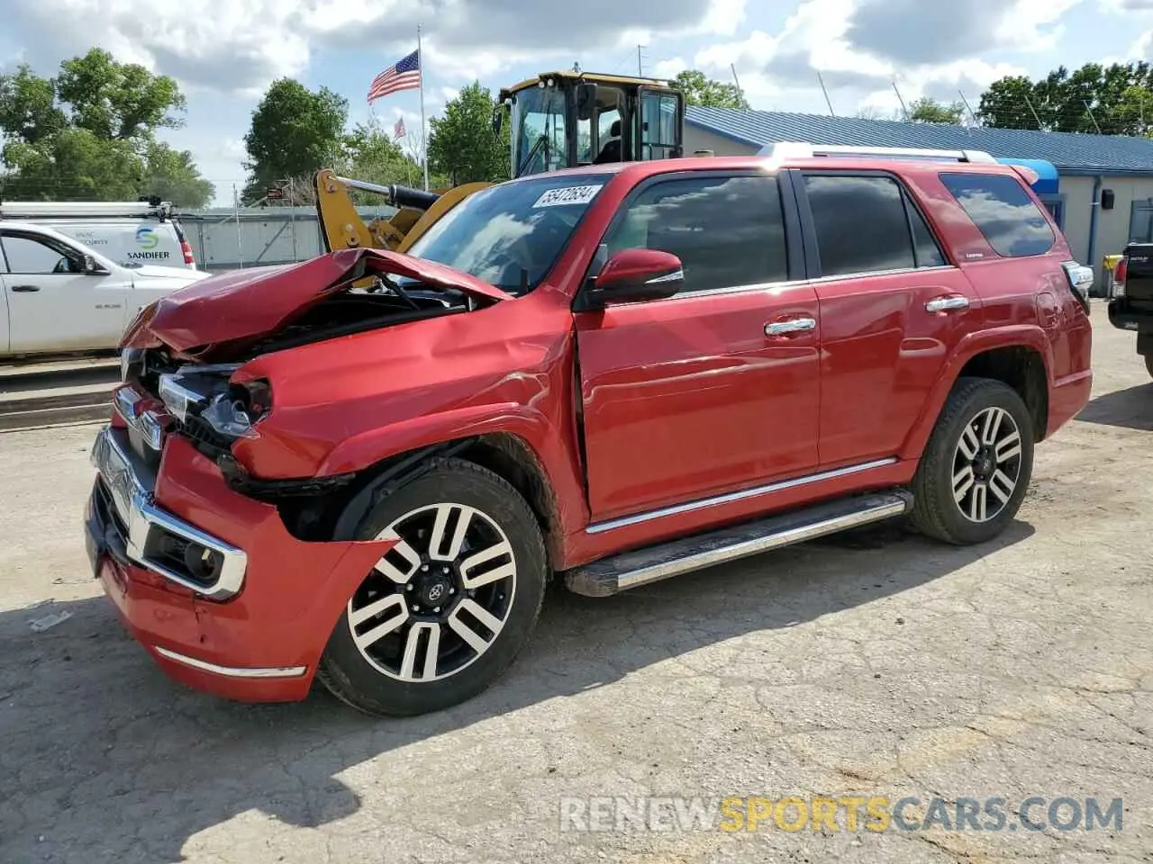 1 fotografías del automóvil dañado JTEKU5JR3N5993331 TOYOTA 4RUNNER 2022