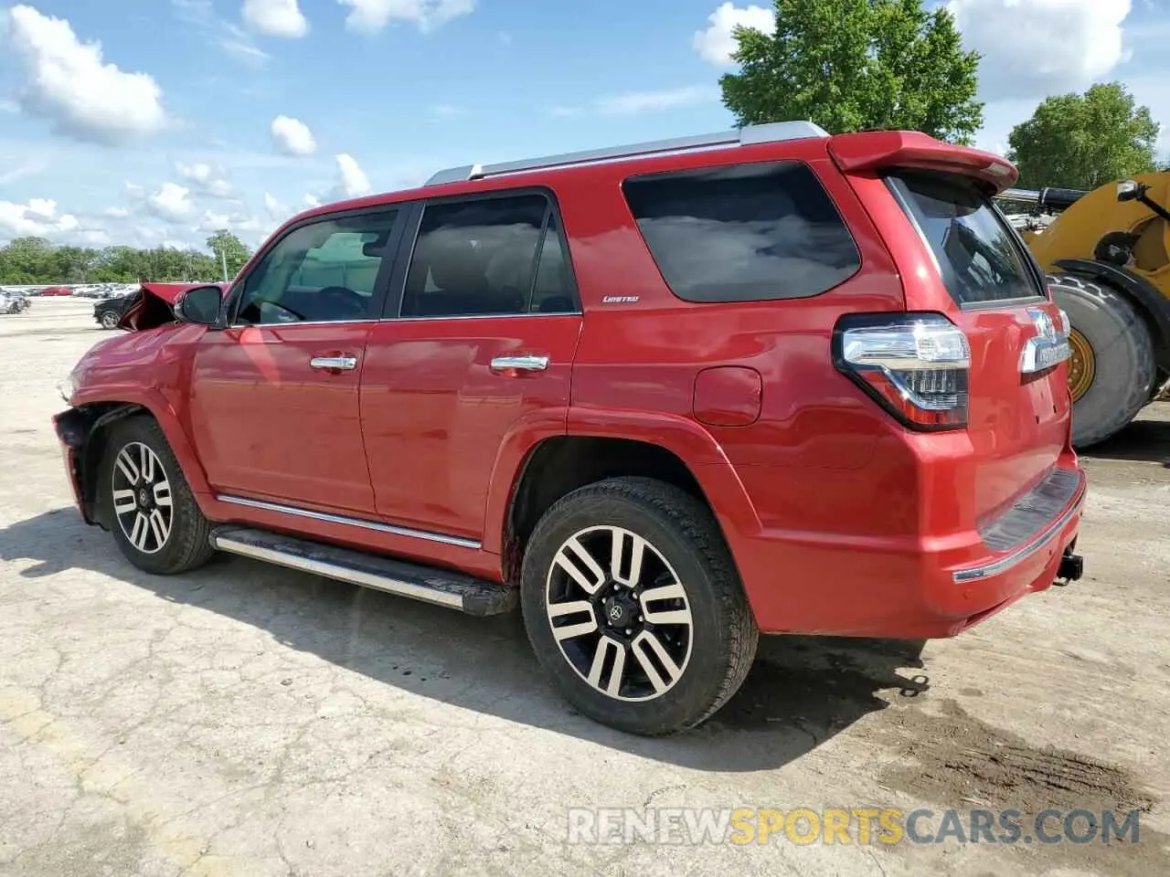 2 fotografías del automóvil dañado JTEKU5JR3N5993331 TOYOTA 4RUNNER 2022