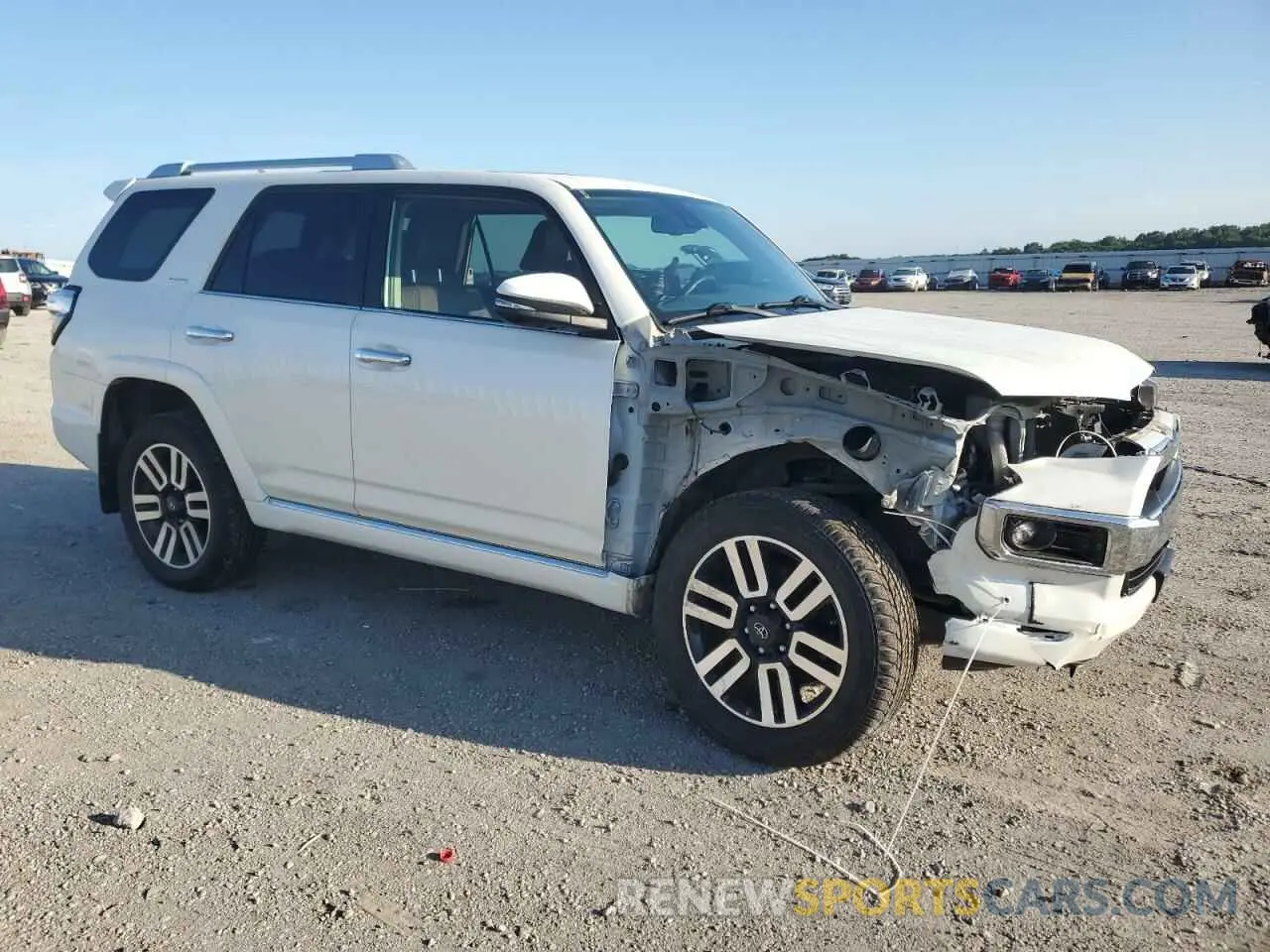4 fotografías del automóvil dañado JTEKU5JR4N5991460 TOYOTA 4RUNNER 2022