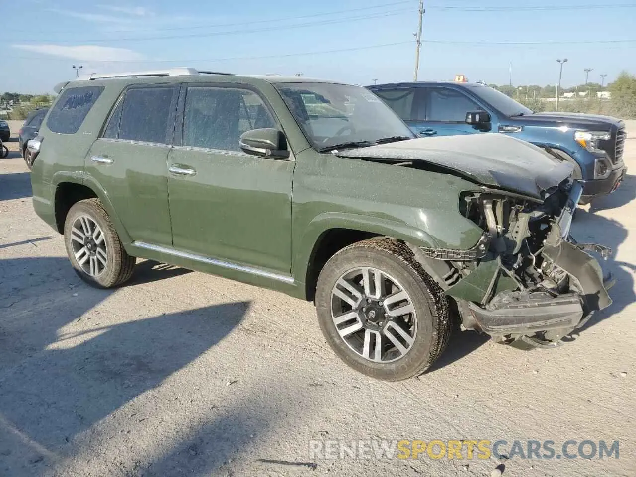 4 fotografías del automóvil dañado JTEKU5JR4N6082032 TOYOTA 4RUNNER 2022