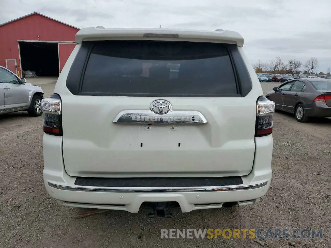 6 fotografías del automóvil dañado JTEKU5JR5N5989457 TOYOTA 4RUNNER 2022