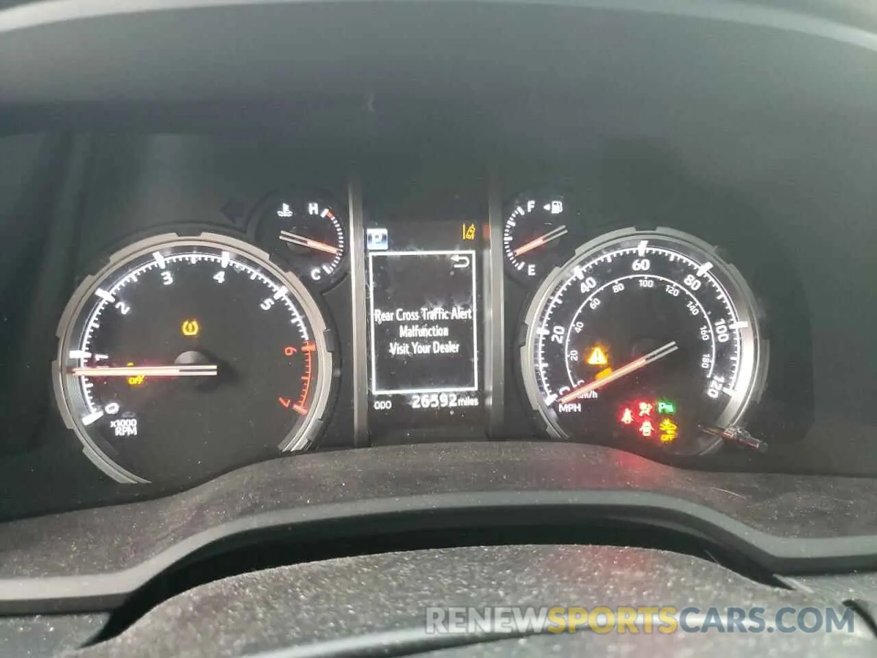 9 fotografías del automóvil dañado JTEKU5JR6N6003220 TOYOTA 4RUNNER 2022