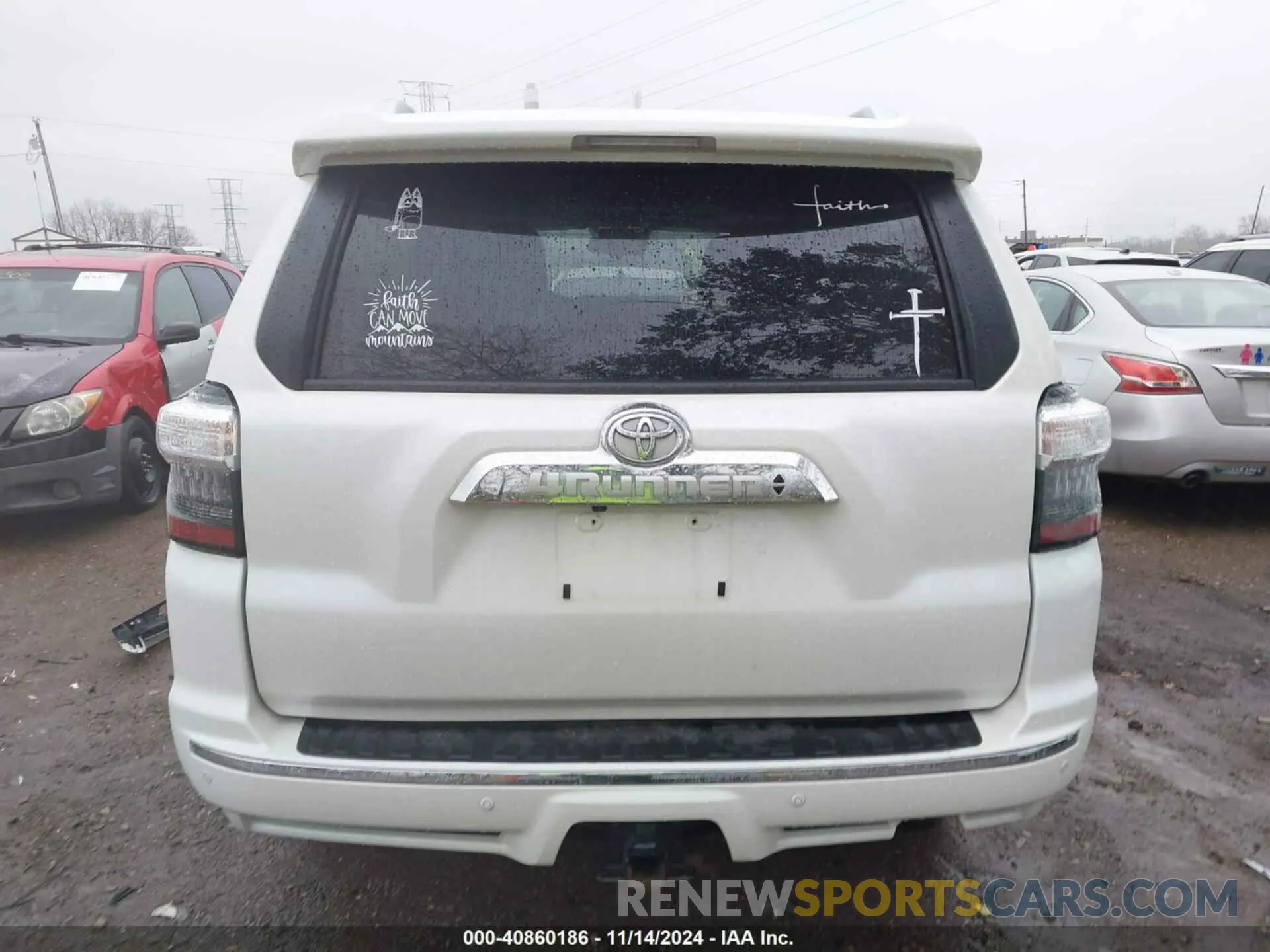 16 fotografías del automóvil dañado JTEKU5JR6N6032412 TOYOTA 4RUNNER 2022